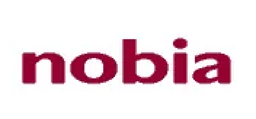 Nobia logotyp i referenscase om reservkraft för datacenter och tillverkningsindustri.