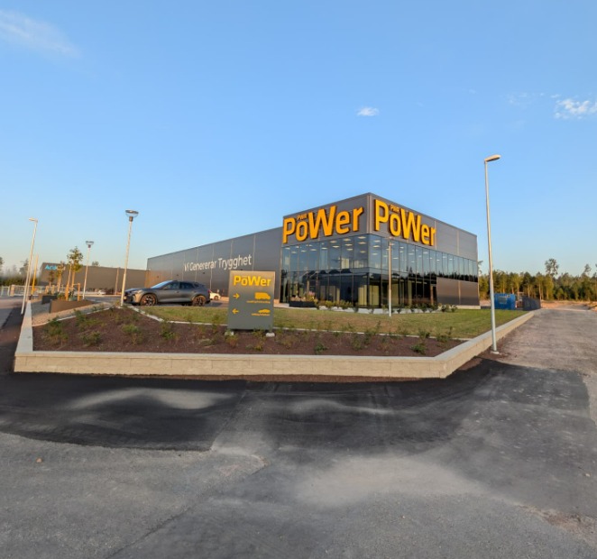 PWR Power nya byggnad på Stålgatan i Smålandsstenar – reservkraftverk sedan fem decennier